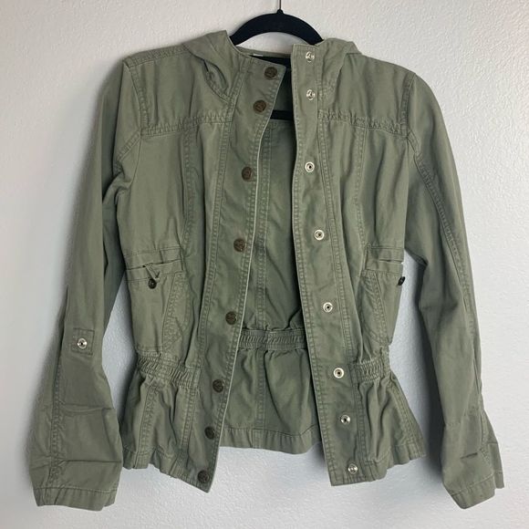 Nanette Lepore Lamour Military Anorak Utility Jacket M - Picture 2 of 8
